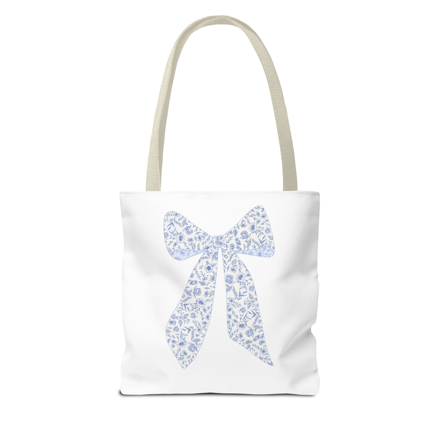 Chic Floral Bow Tote Bag - Stylish and Versatile Carry-All for Everyday Use