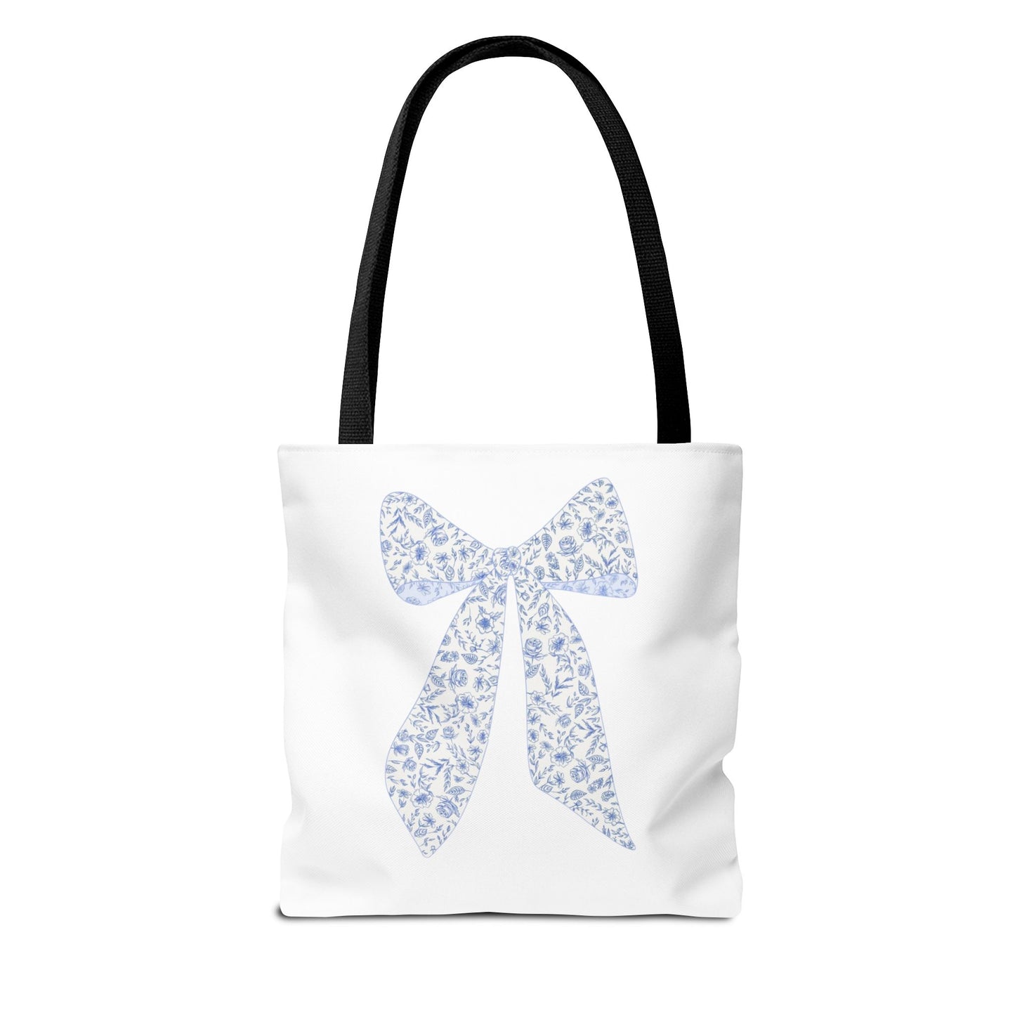 Chic Floral Bow Tote Bag - Stylish and Versatile Carry-All for Everyday Use