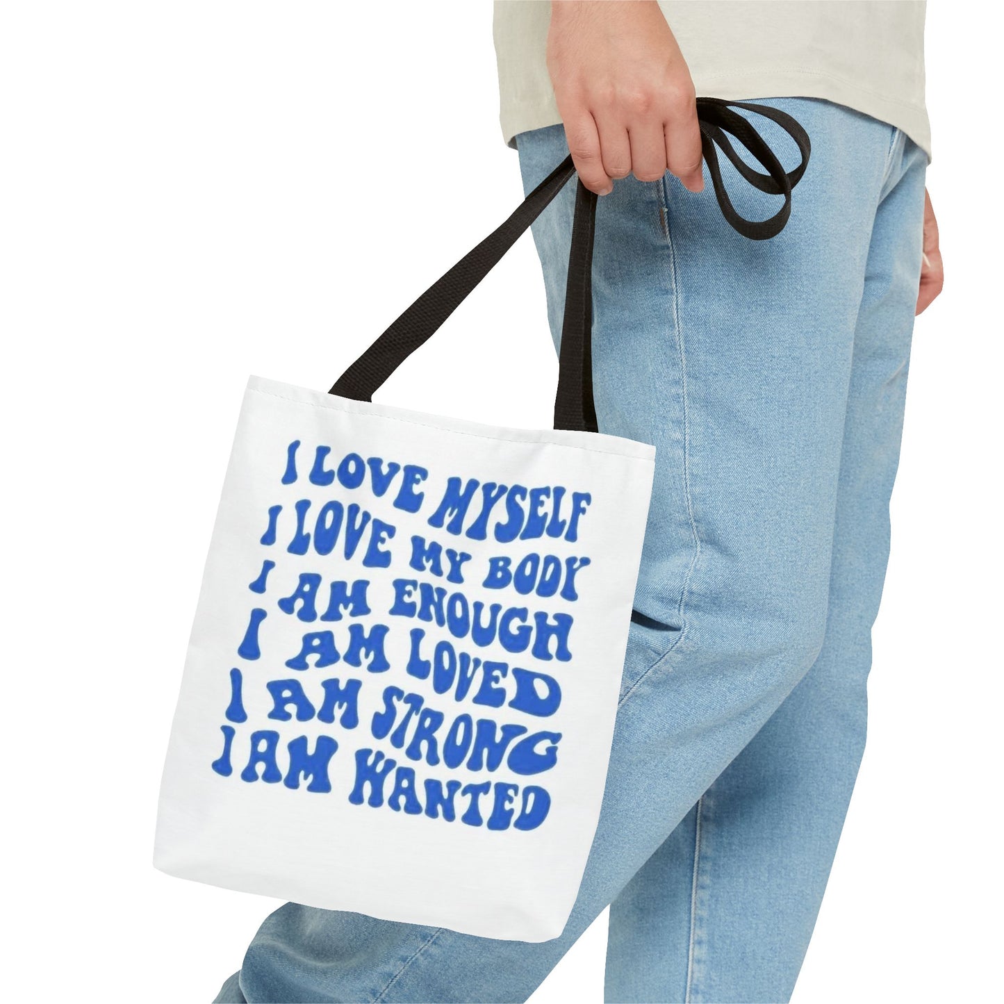 Empowering Tote Bag: Self-Love Affirmations | Canvas Carryall for Positive Vibes
