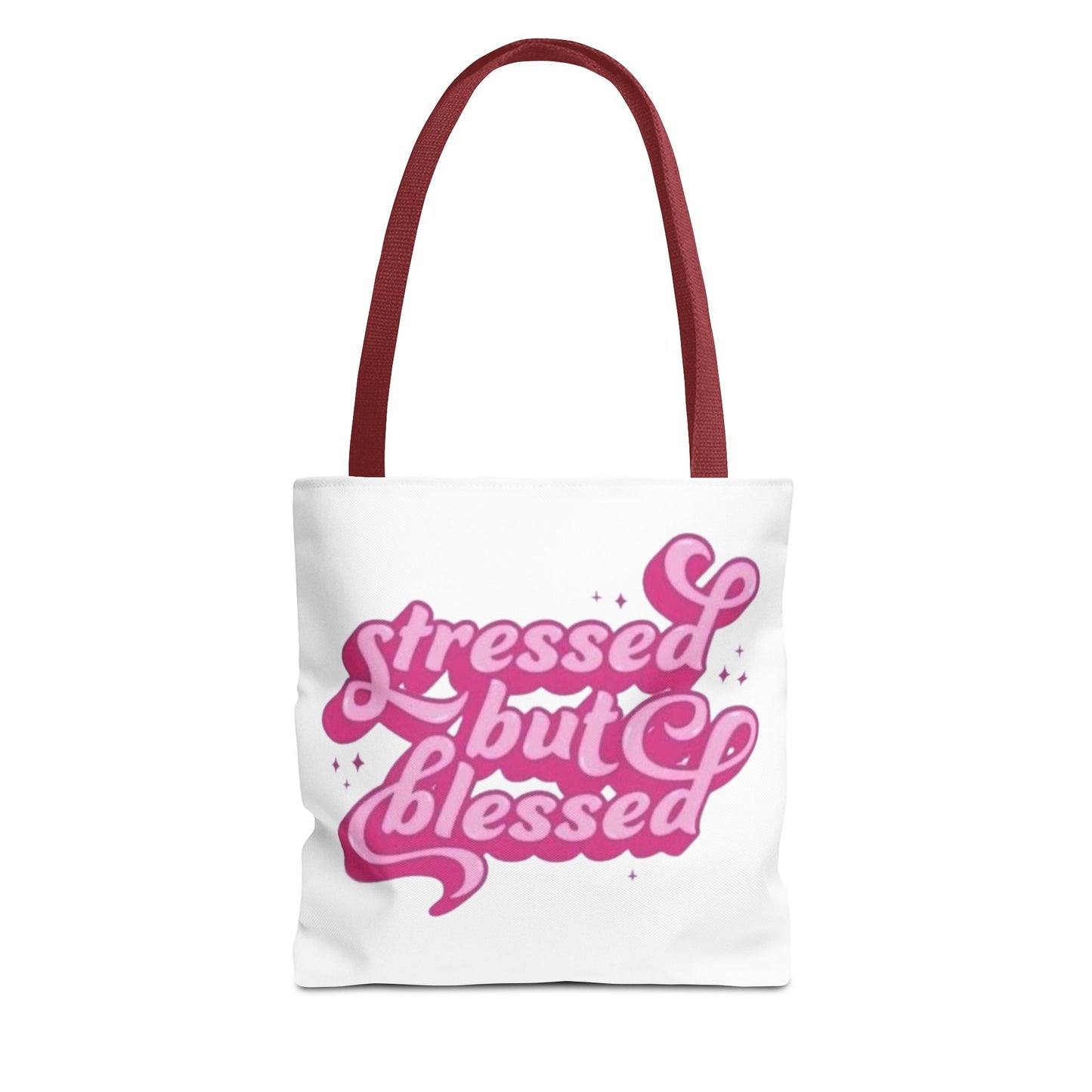 Stressed But Blessed Tote Bag - Stylish & Motivational Carry-All