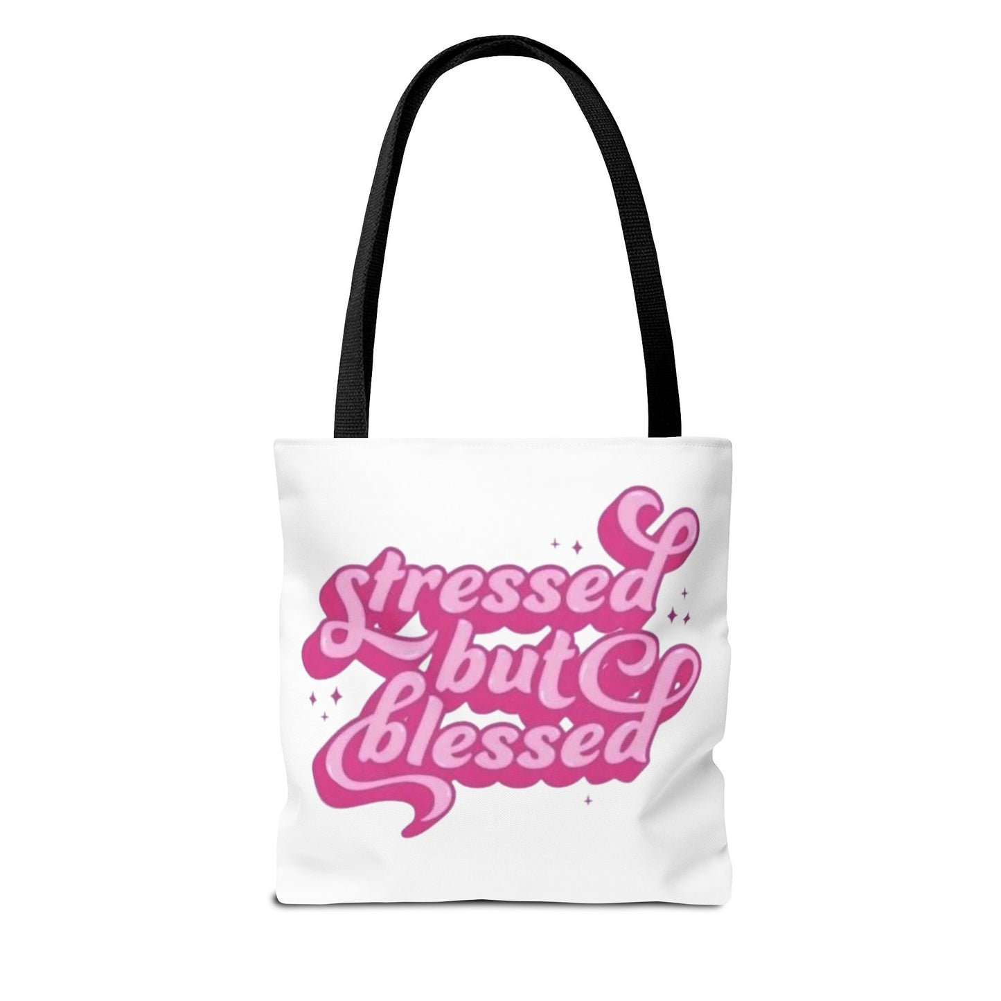 Stressed But Blessed Tote Bag - Stylish & Motivational Carry-All