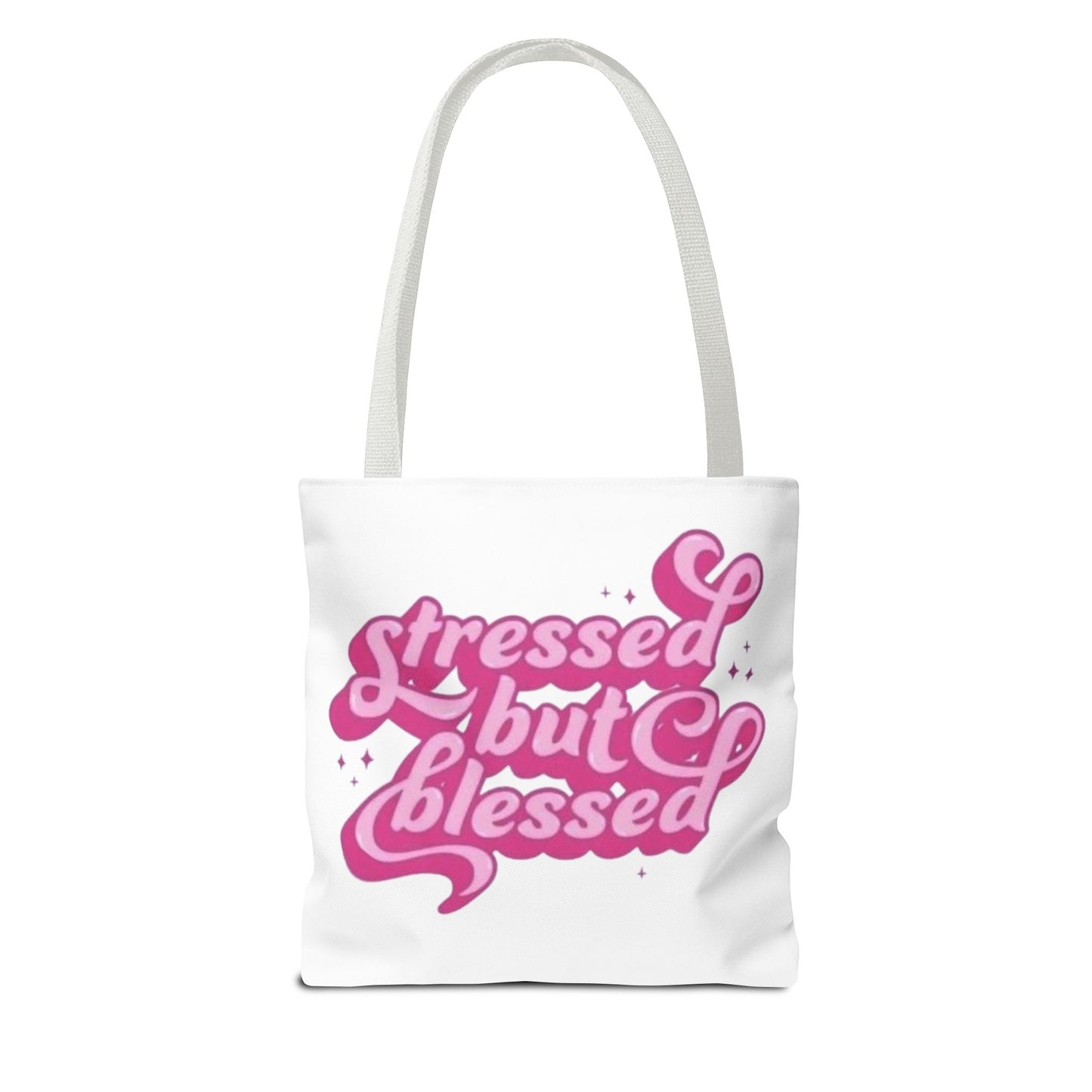 Stressed But Blessed Tote Bag - Stylish & Motivational Carry-All