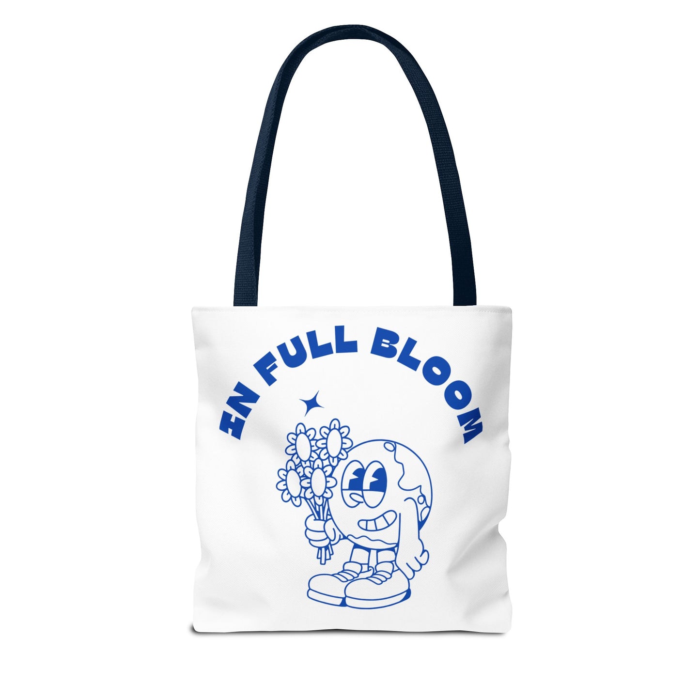 In Full Bloom Tote Bag - Cheerful Floral Design for Garden Lovers