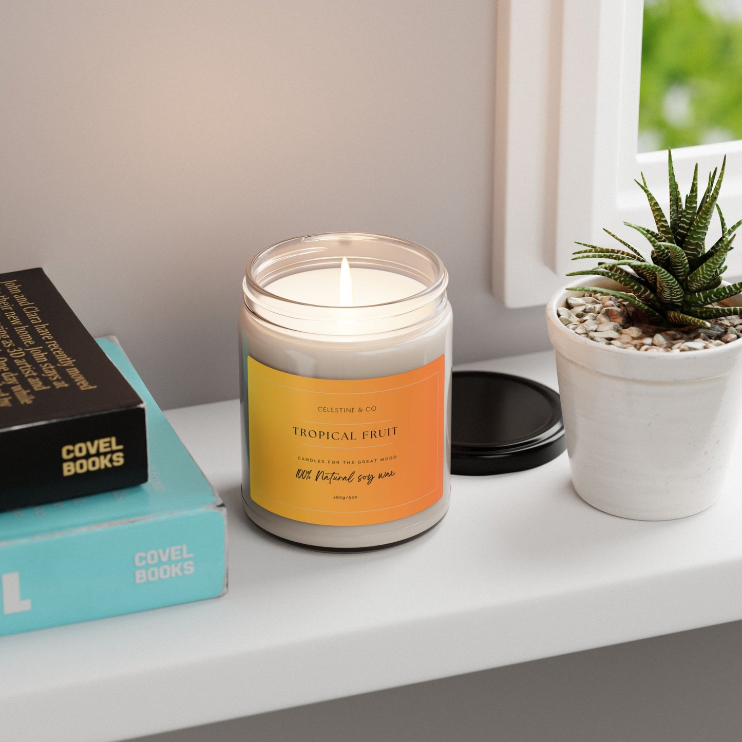 Tropical breeze scented Candle, 9oz