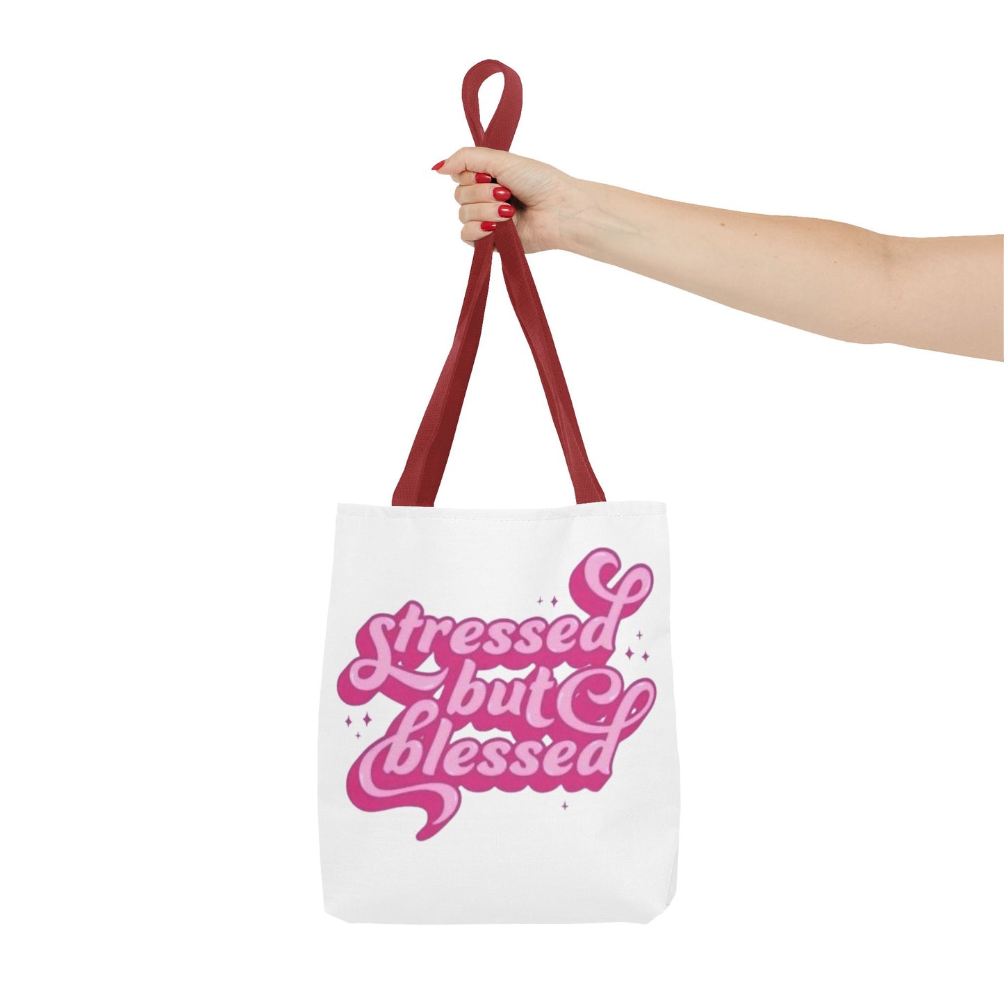 Stressed But Blessed Tote Bag - Stylish & Motivational Carry-All