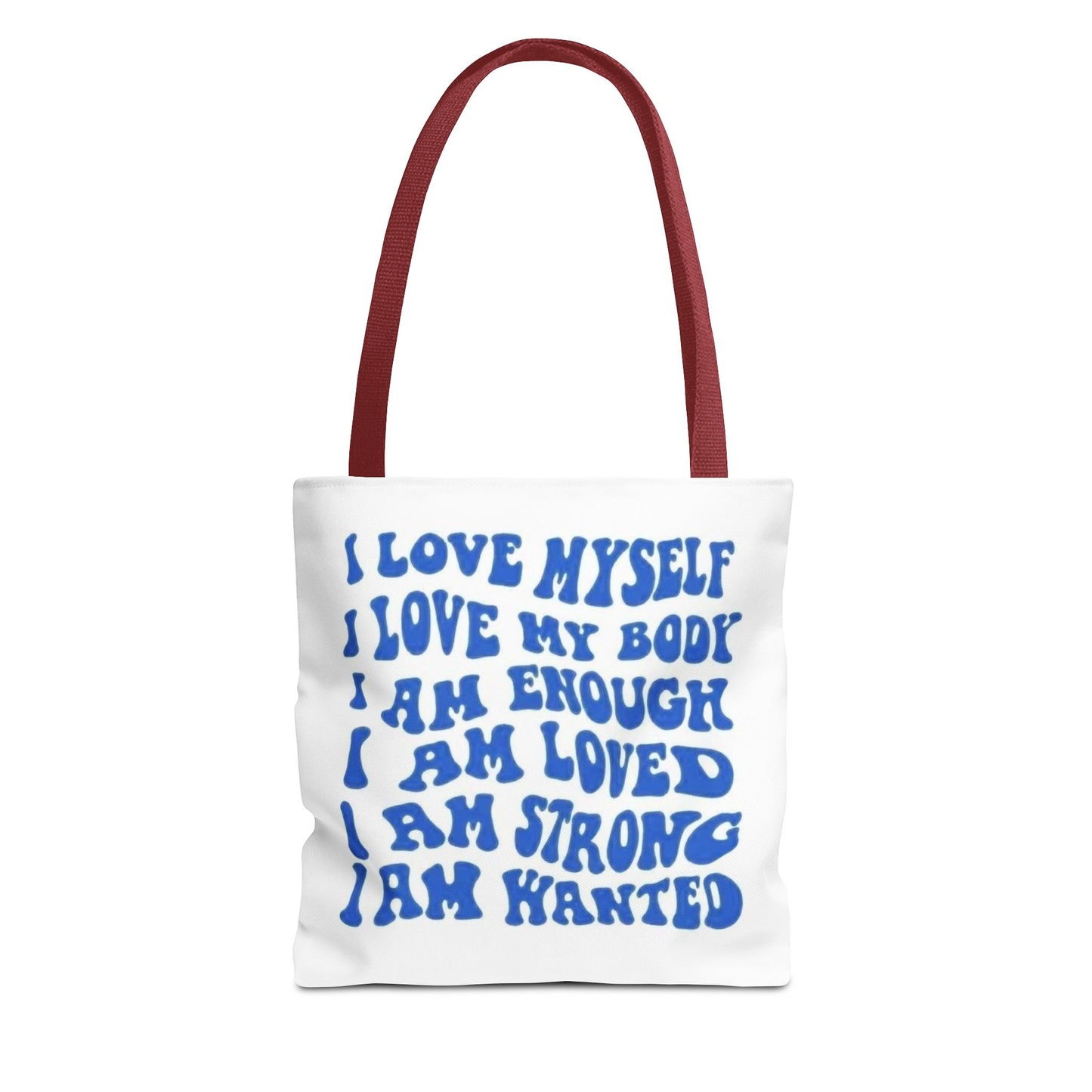 Empowering Tote Bag: Self-Love Affirmations | Canvas Carryall for Positive Vibes