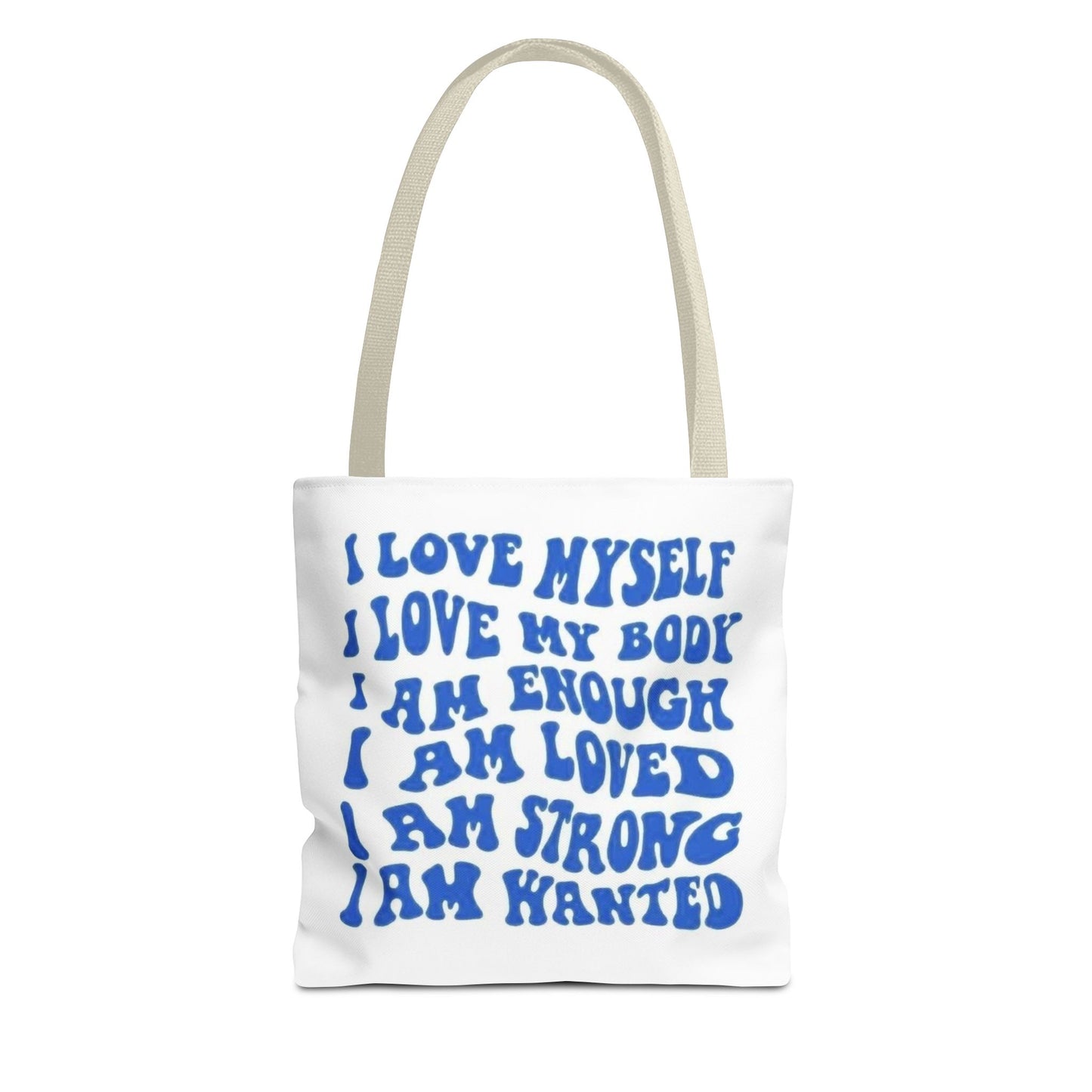 Empowering Tote Bag: Self-Love Affirmations | Canvas Carryall for Positive Vibes