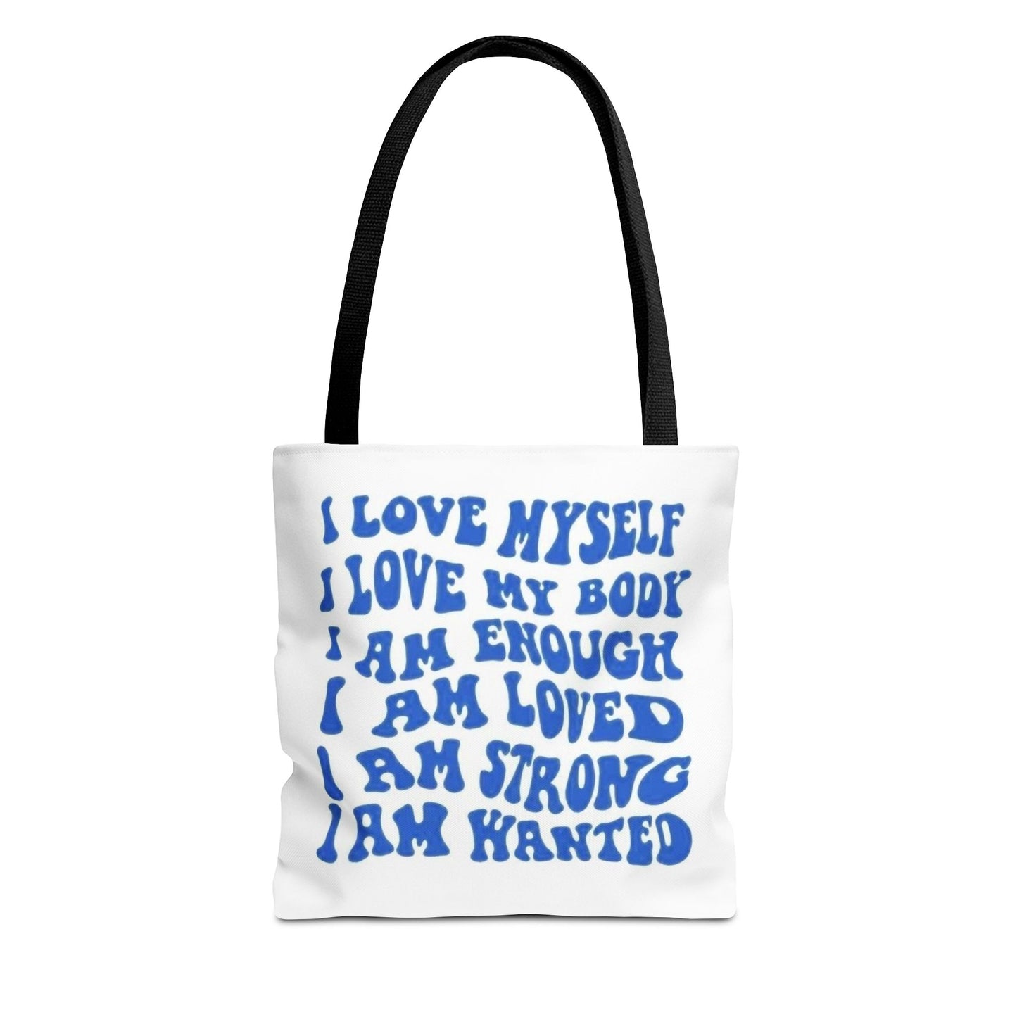 Empowering Tote Bag: Self-Love Affirmations | Canvas Carryall for Positive Vibes