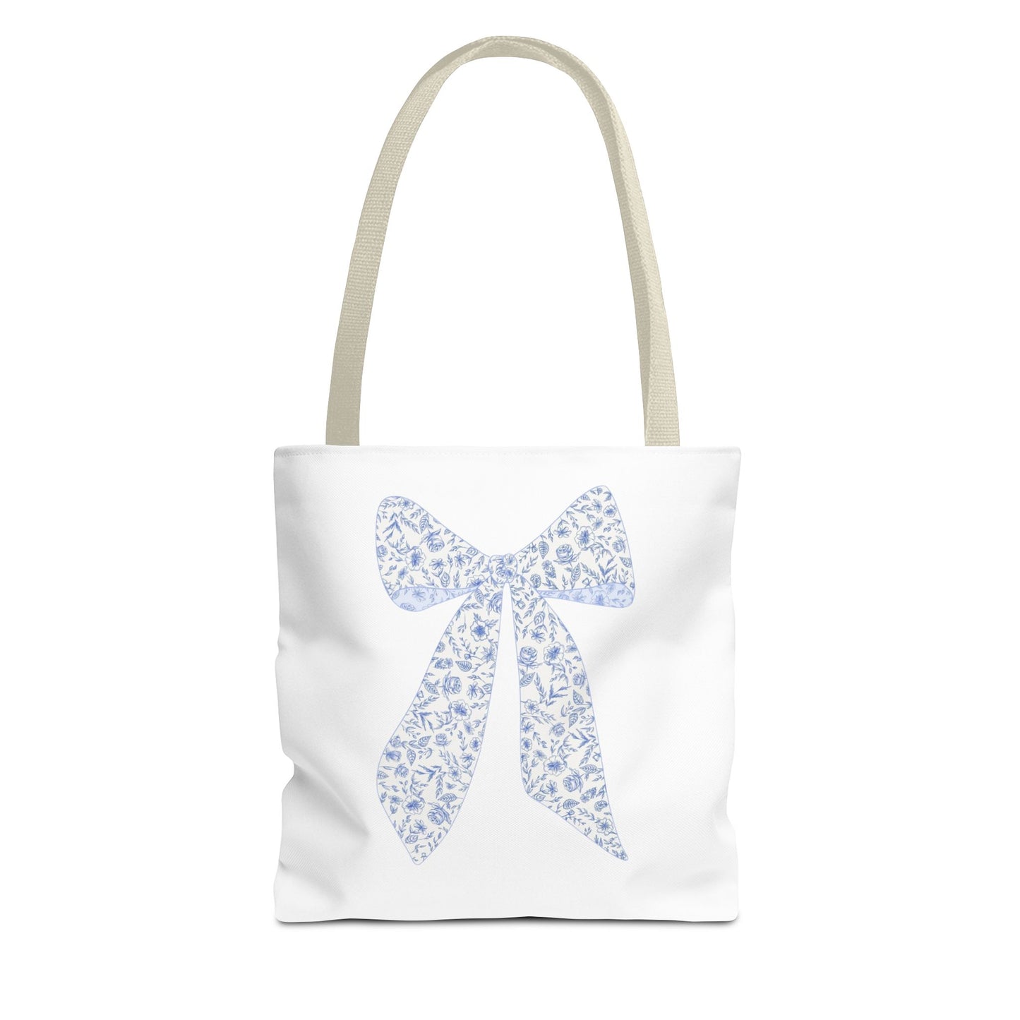 Chic Floral Bow Tote Bag - Stylish and Versatile Carry-All for Everyday Use