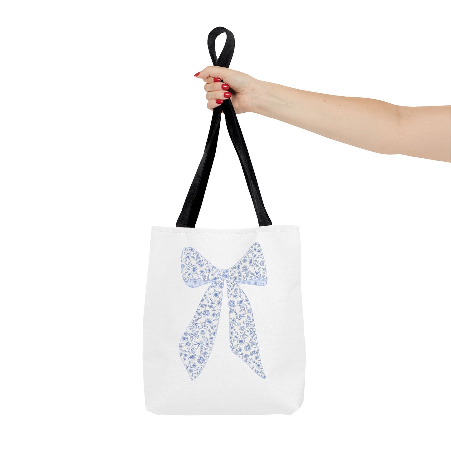 Chic Floral Bow Tote Bag - Stylish and Versatile Carry-All for Everyday Use