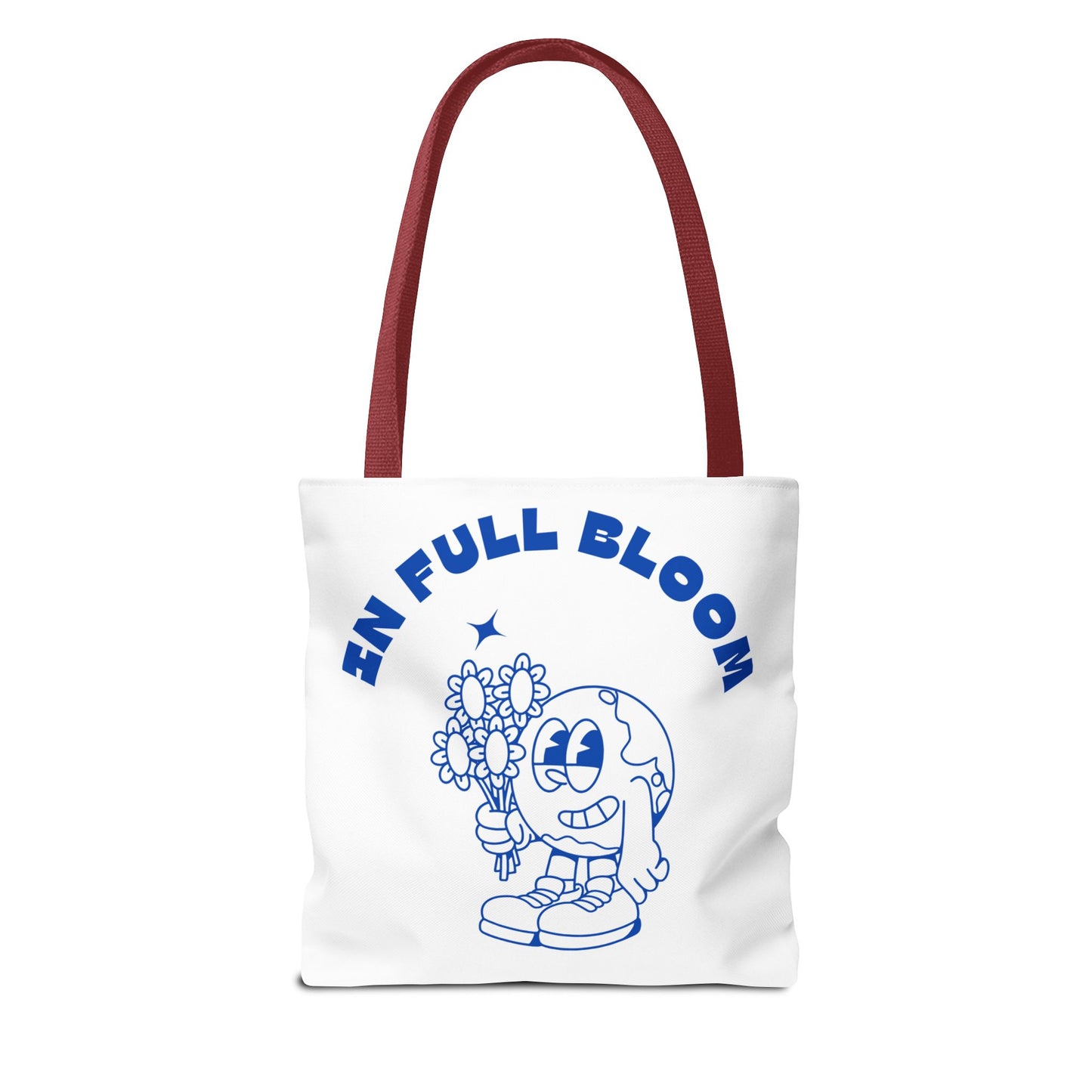 In Full Bloom Tote Bag - Cheerful Floral Design for Garden Lovers