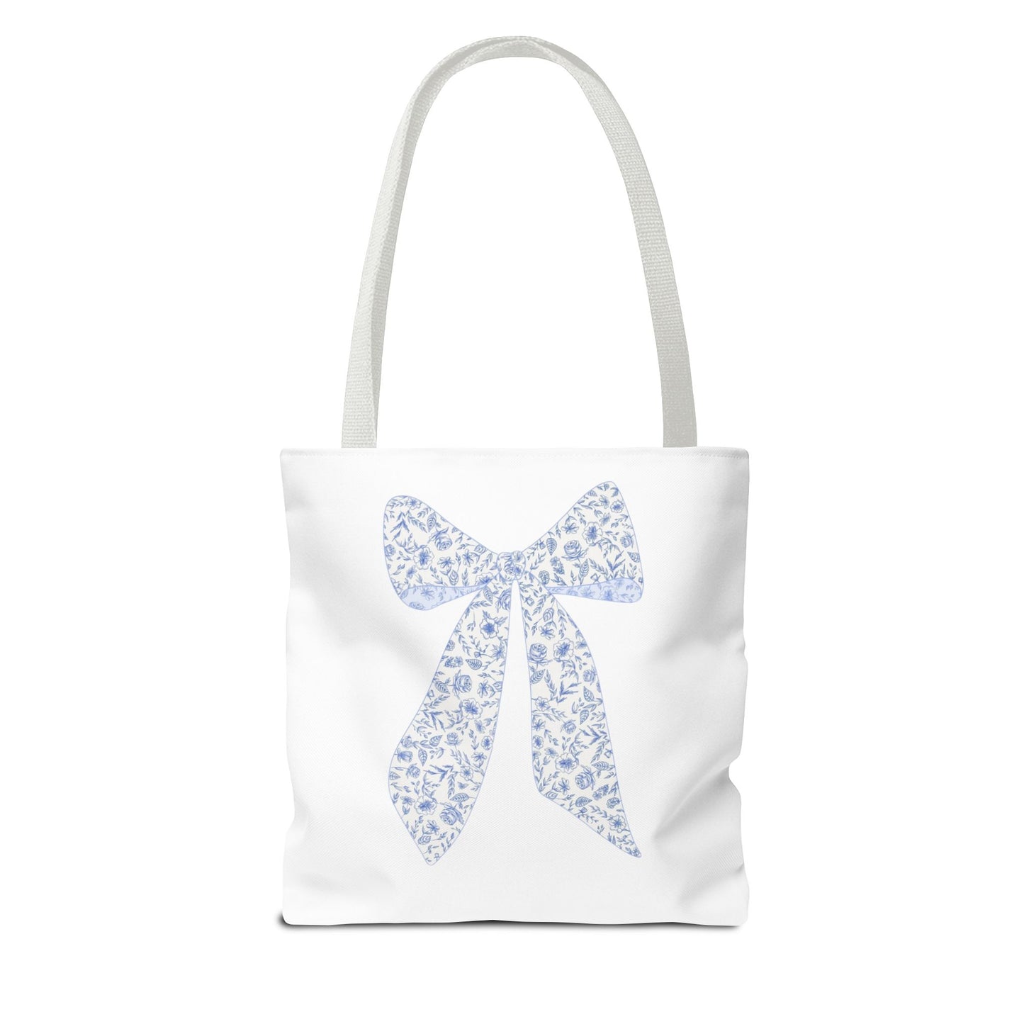 Chic Floral Bow Tote Bag - Stylish and Versatile Carry-All for Everyday Use