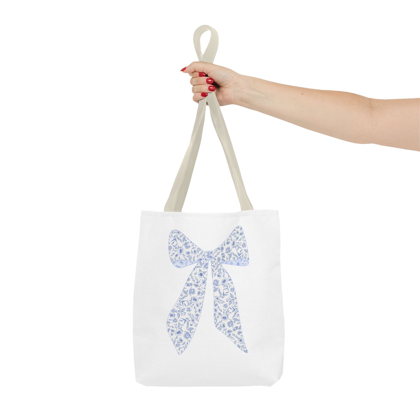 Chic Floral Bow Tote Bag - Stylish and Versatile Carry-All for Everyday Use