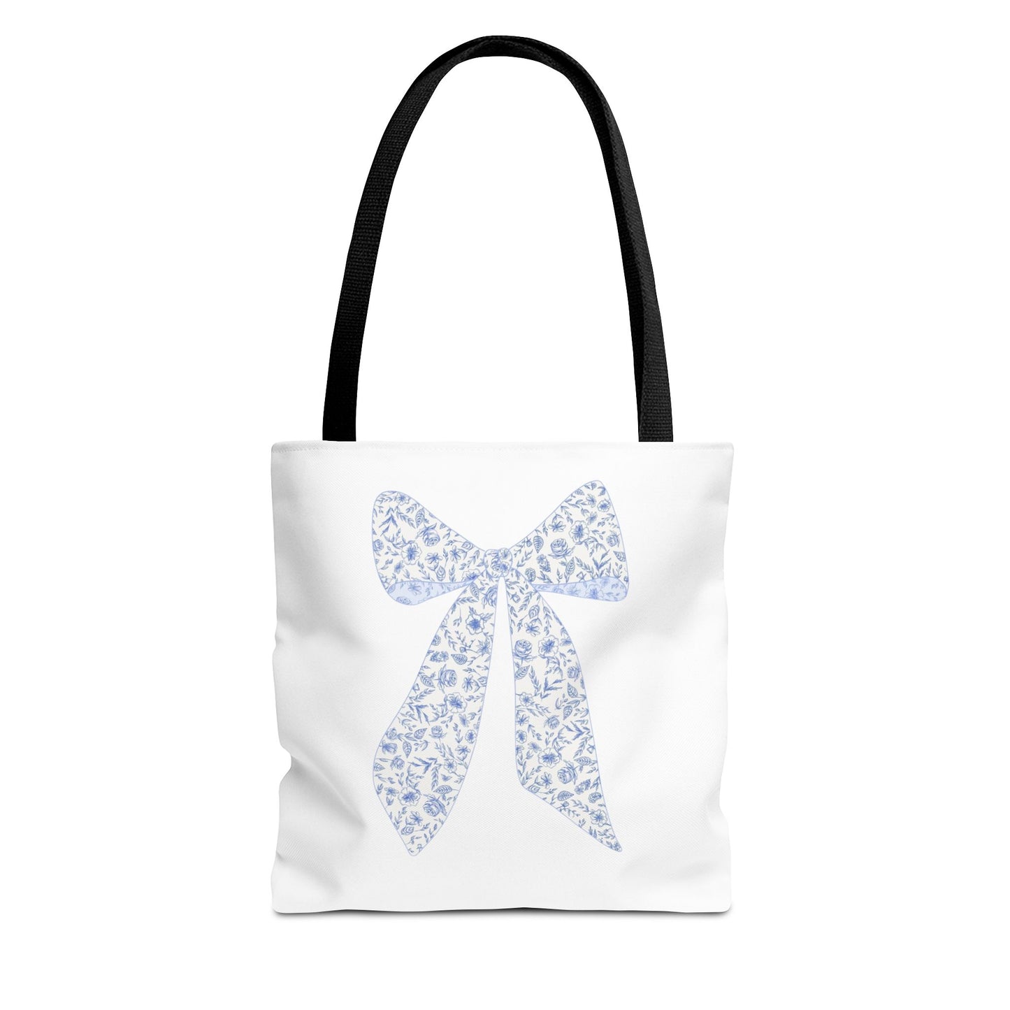 Chic Floral Bow Tote Bag - Stylish and Versatile Carry-All for Everyday Use