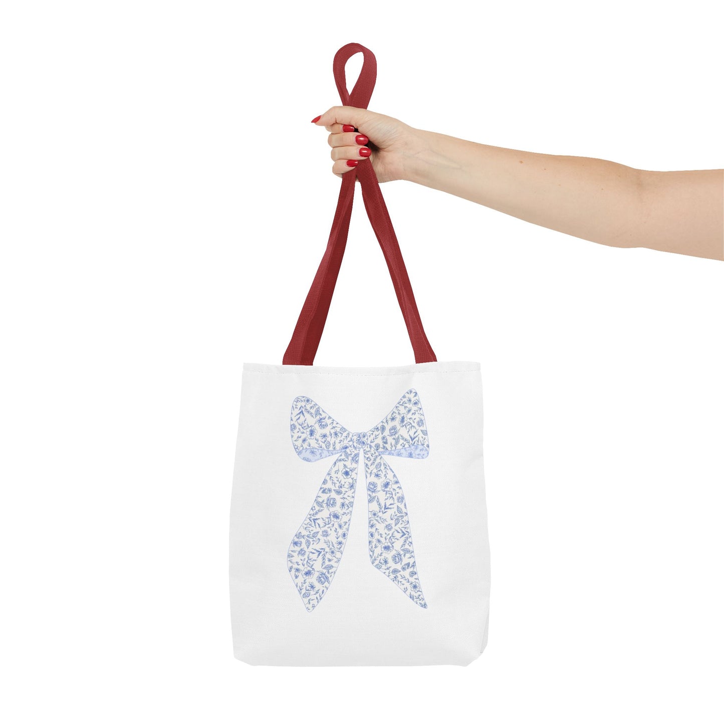 Chic Floral Bow Tote Bag - Stylish and Versatile Carry-All for Everyday Use
