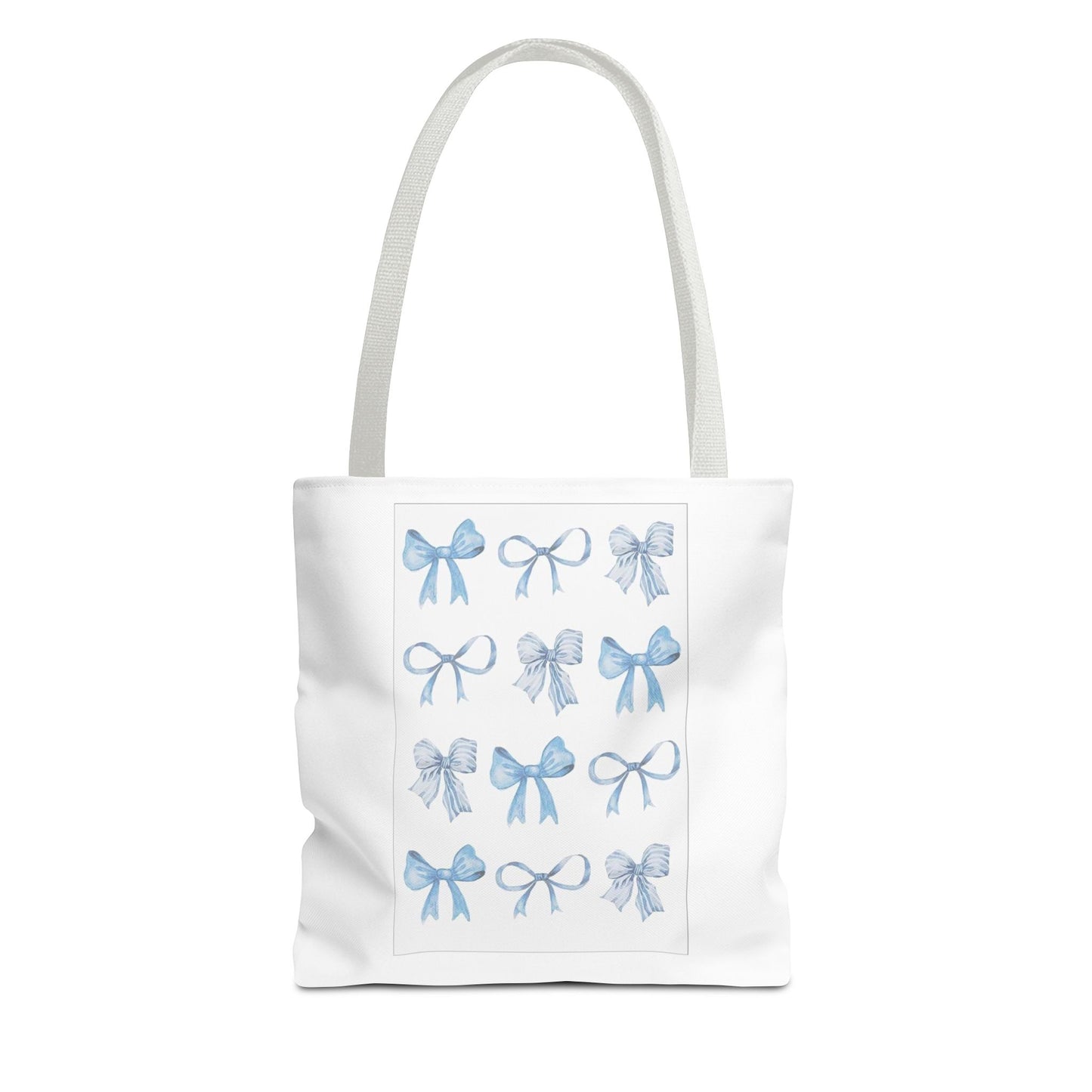 Chic Blue Bow Tote Bag - Stylish and Versatile Gift for Any Occasion