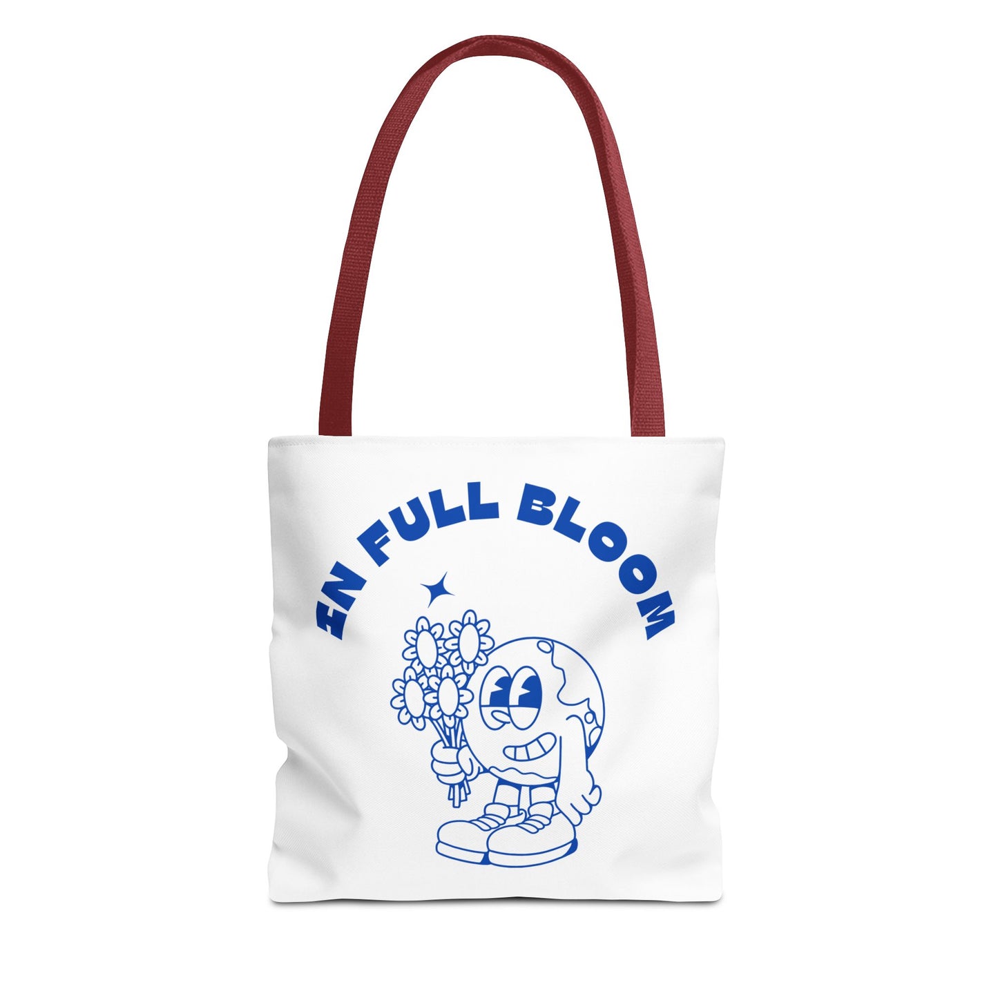 In Full Bloom Tote Bag - Cheerful Floral Design for Garden Lovers