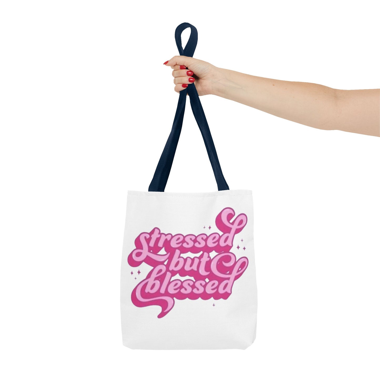 Stressed But Blessed Tote Bag - Stylish & Motivational Carry-All