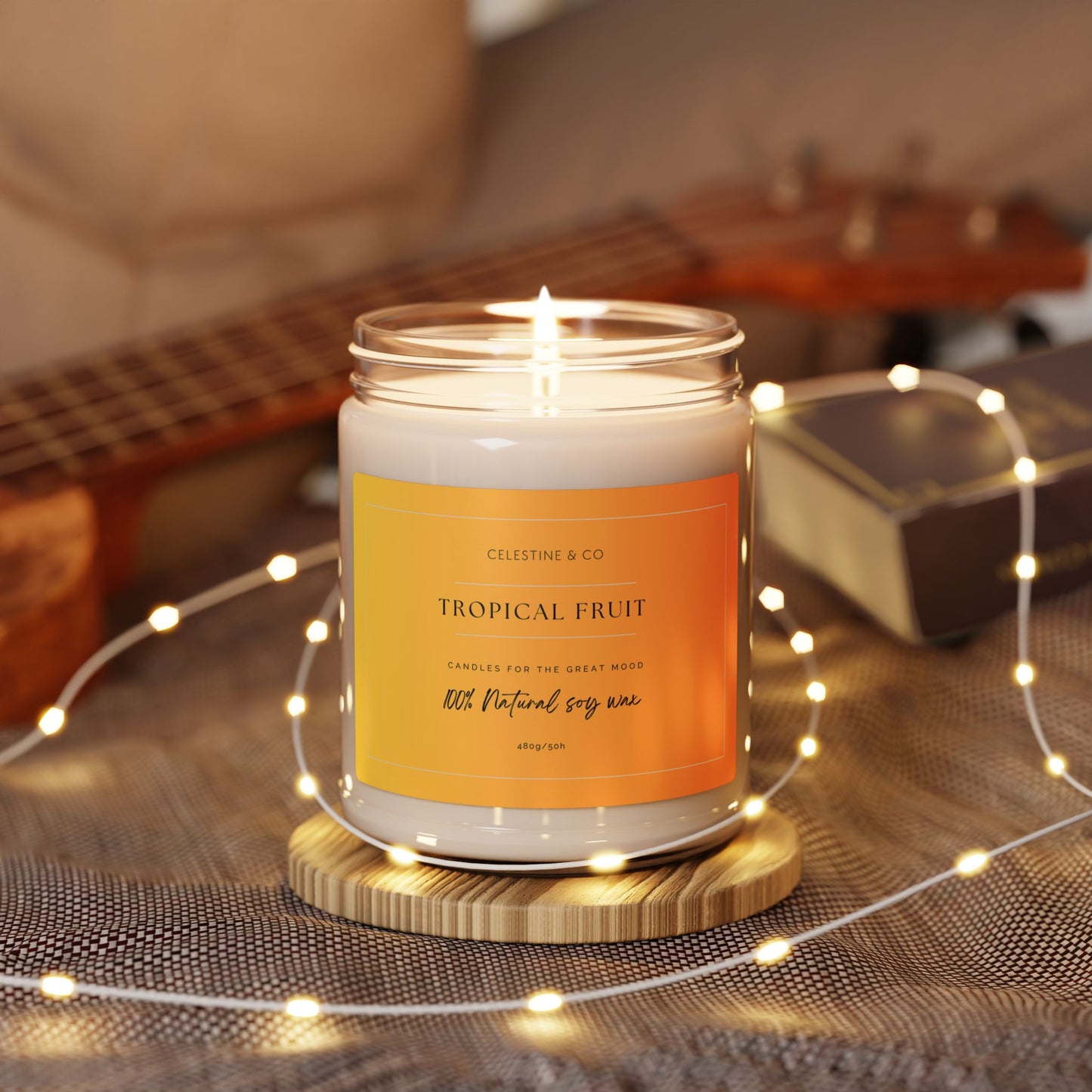 Tropical breeze scented Candle, 9oz