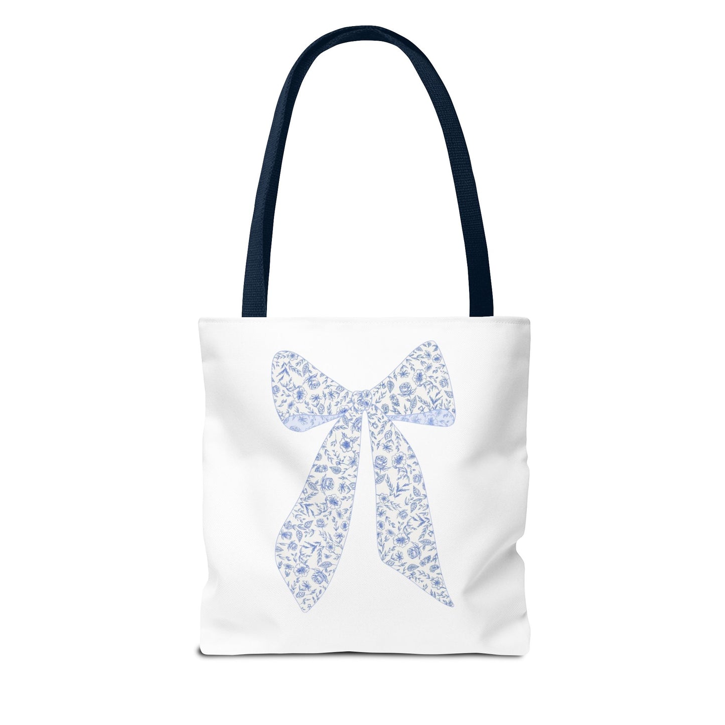 Chic Floral Bow Tote Bag - Stylish and Versatile Carry-All for Everyday Use