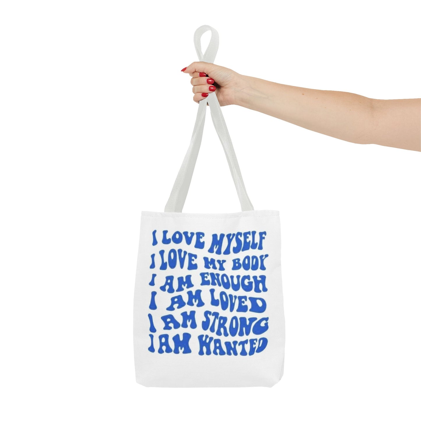 Empowering Tote Bag: Self-Love Affirmations | Canvas Carryall for Positive Vibes