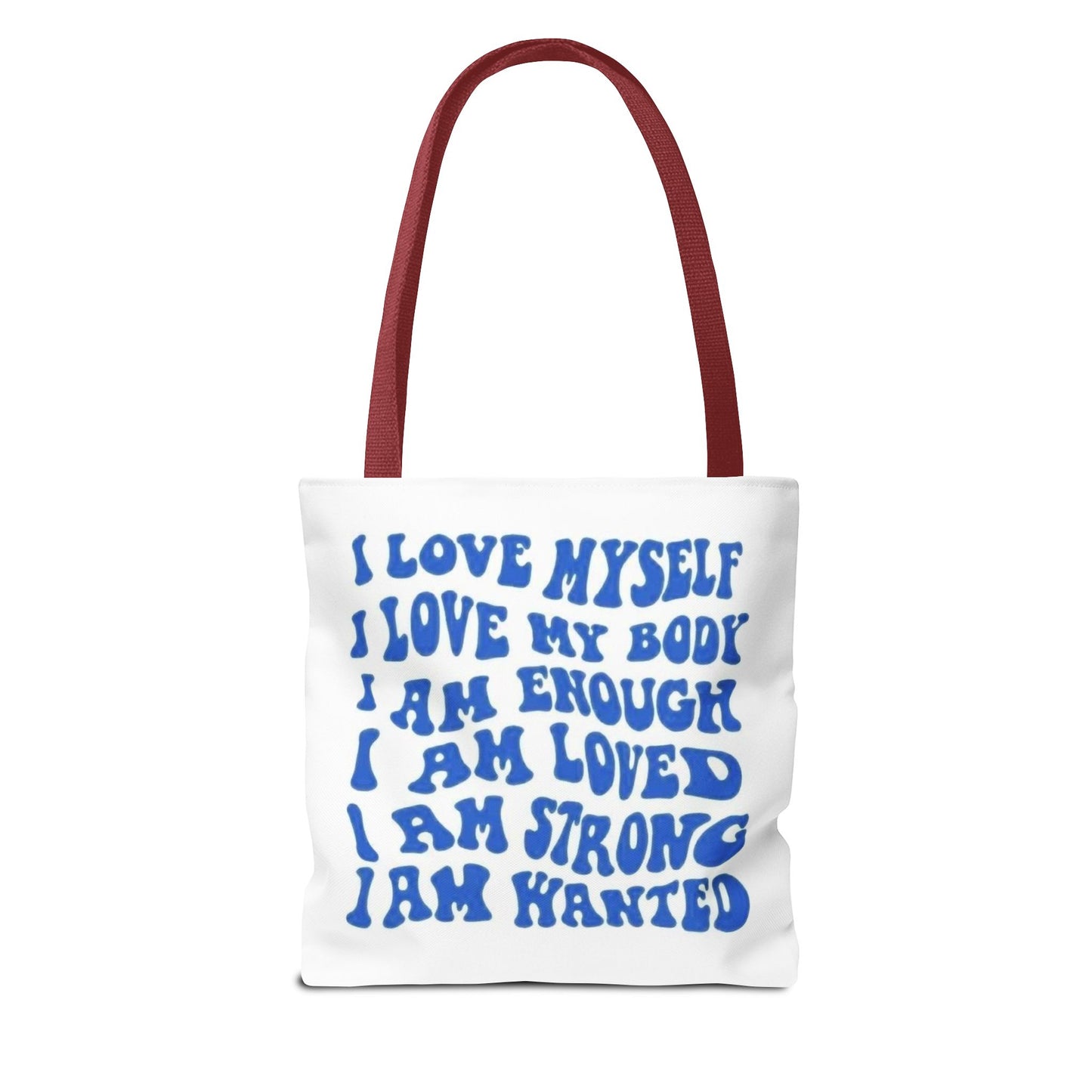 Empowering Tote Bag: Self-Love Affirmations | Canvas Carryall for Positive Vibes