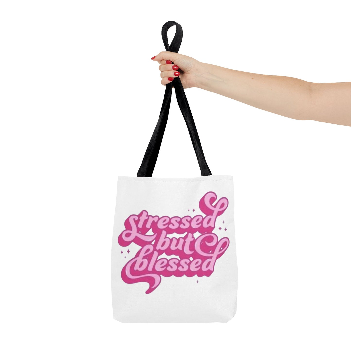 Stressed But Blessed Tote Bag - Stylish & Motivational Carry-All