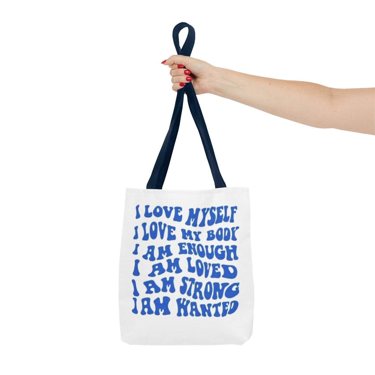 Empowering Tote Bag: Self-Love Affirmations | Canvas Carryall for Positive Vibes