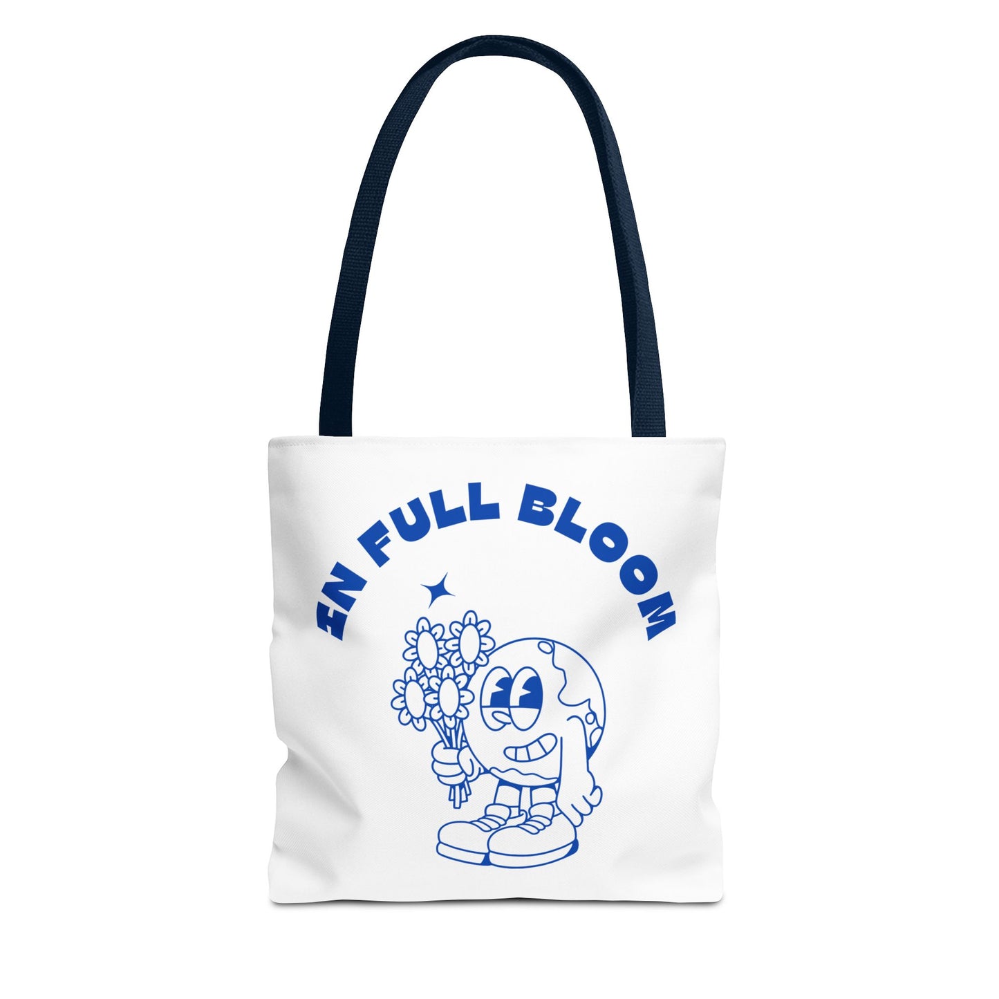 In Full Bloom Tote Bag - Cheerful Floral Design for Garden Lovers