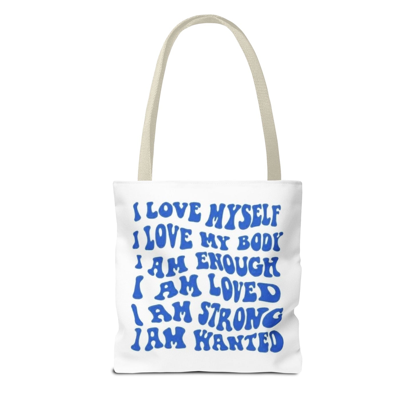 Empowering Tote Bag: Self-Love Affirmations | Canvas Carryall for Positive Vibes