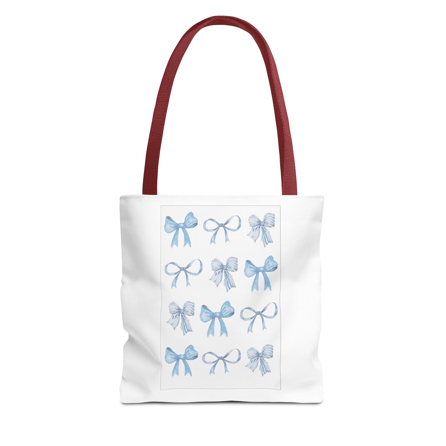 Chic Blue Bow Tote Bag - Stylish and Versatile Gift for Any Occasion