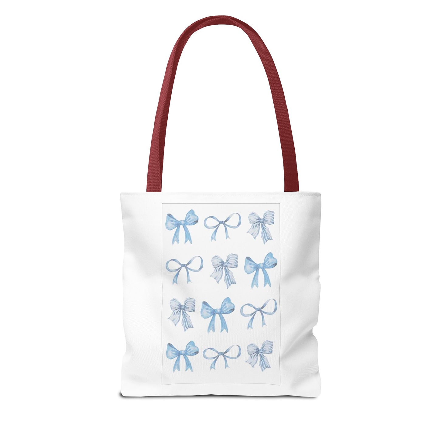 Chic Blue Bow Tote Bag - Stylish and Versatile Gift for Any Occasion