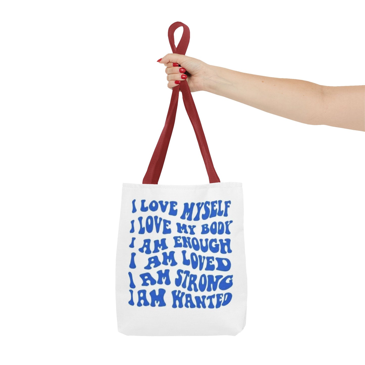 Empowering Tote Bag: Self-Love Affirmations | Canvas Carryall for Positive Vibes