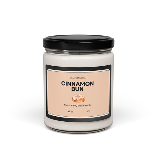 Cinnamon Bun scented Candle, 9oz