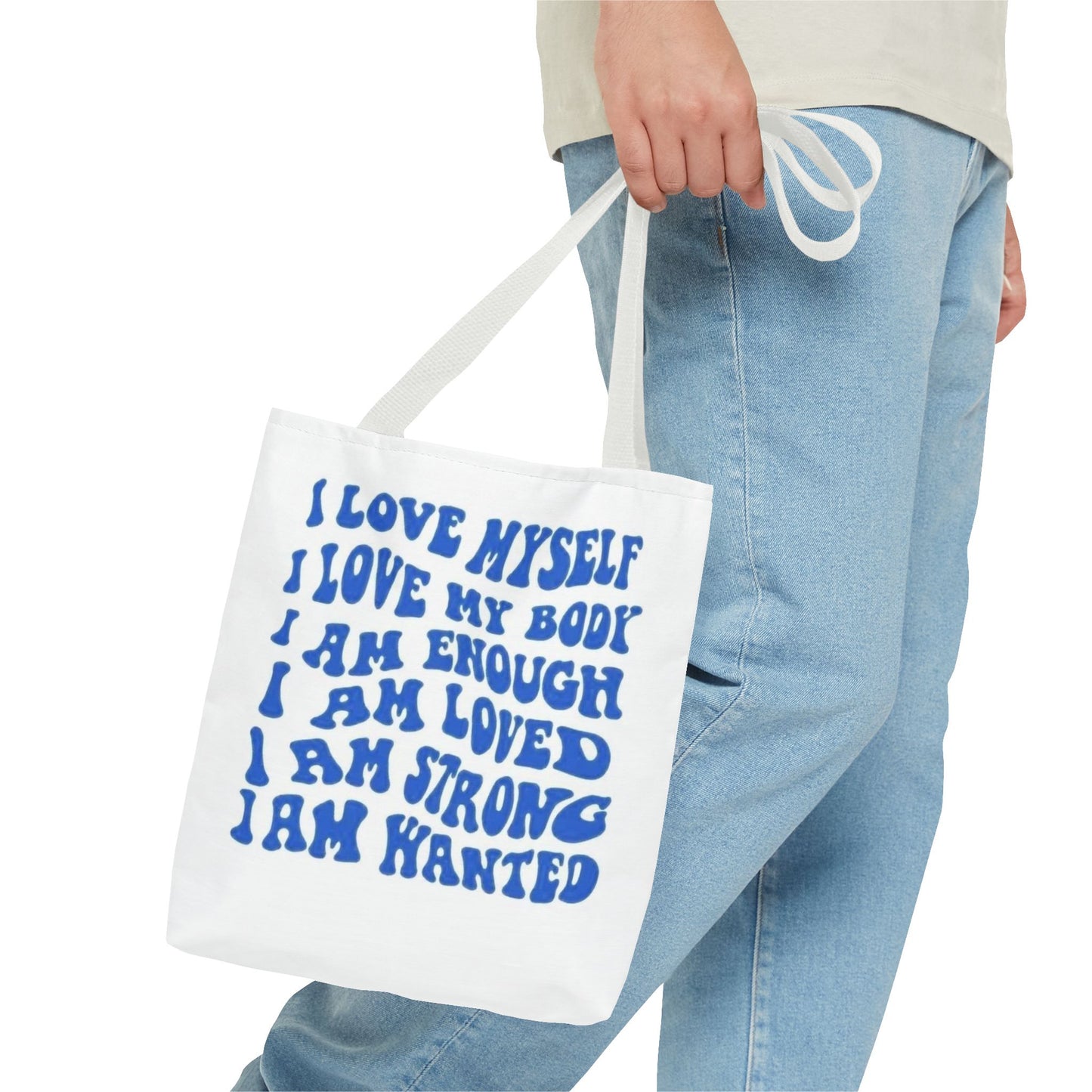 Empowering Tote Bag: Self-Love Affirmations | Canvas Carryall for Positive Vibes