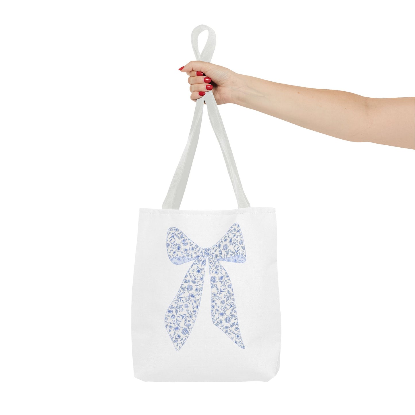 Chic Floral Bow Tote Bag - Stylish and Versatile Carry-All for Everyday Use