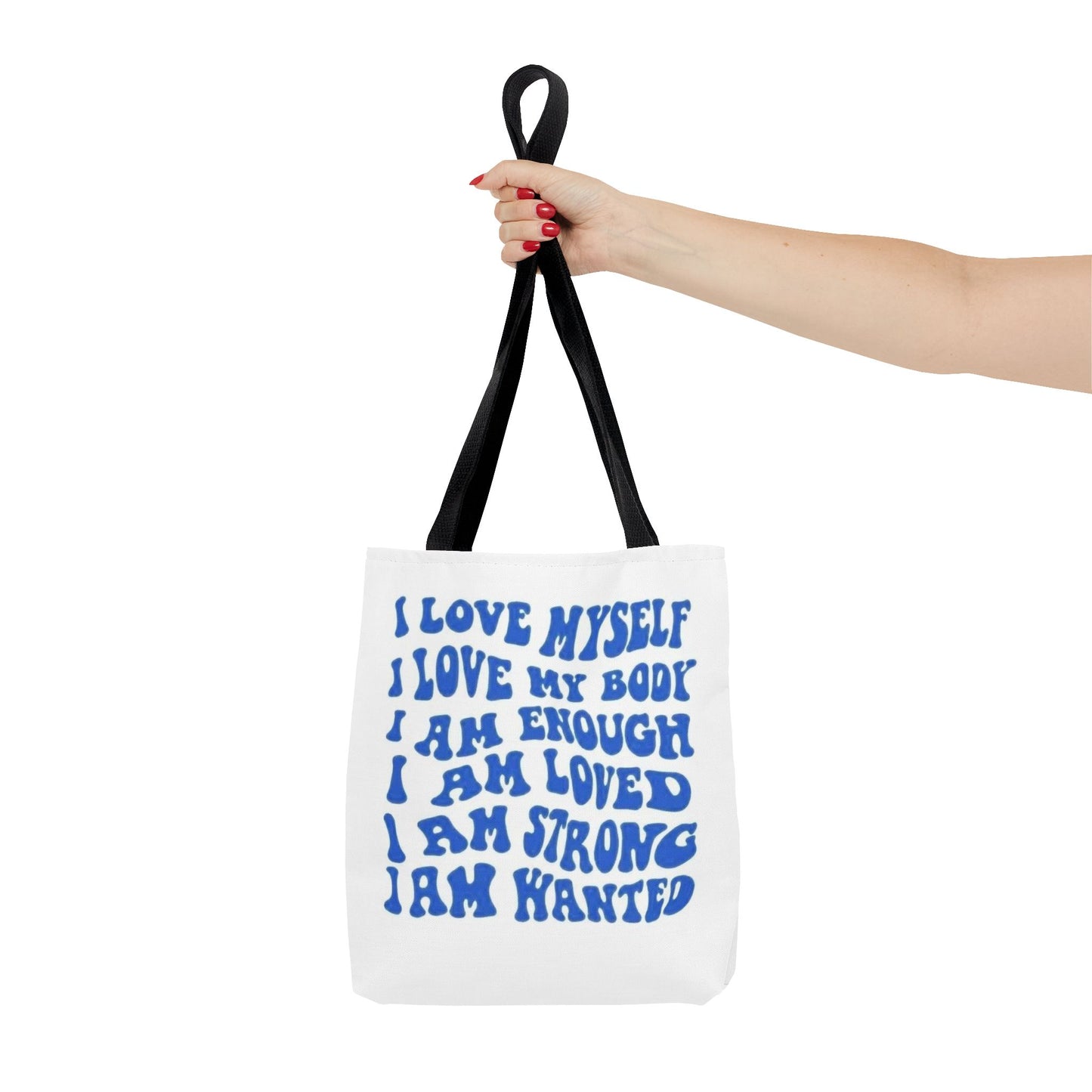 Empowering Tote Bag: Self-Love Affirmations | Canvas Carryall for Positive Vibes